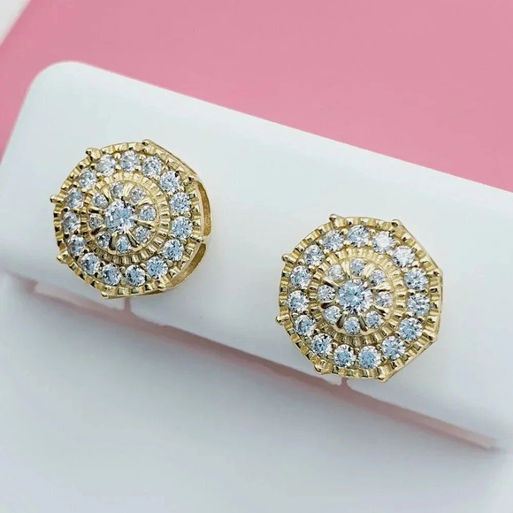 - "925 Sterling Silver Cubic Zirconia Earrings, U19254635 - Picture 2 of 11